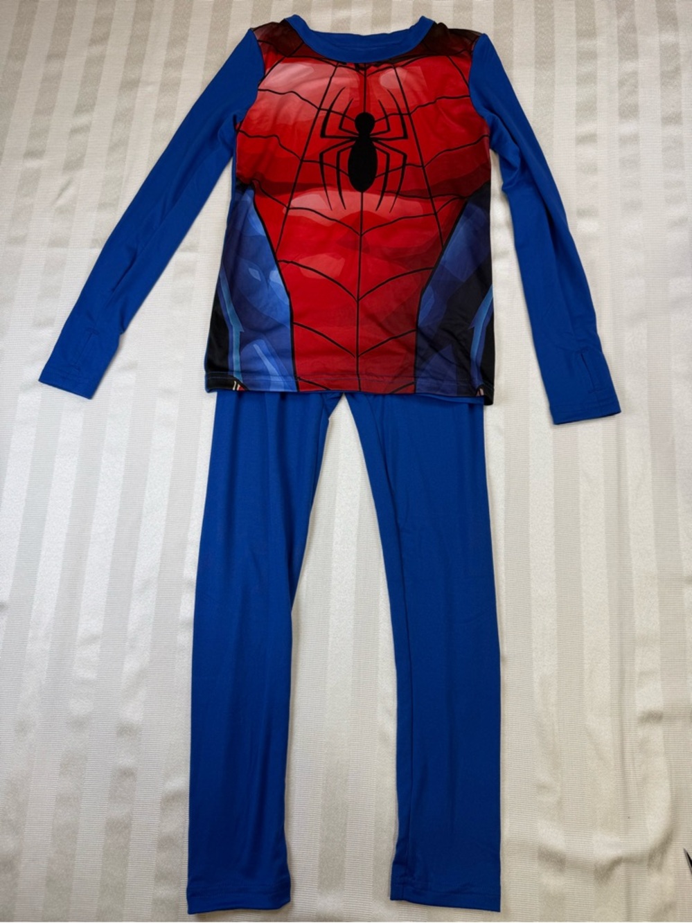 Marvel SpiderMan Warm Essentials by Cuddl Duds Kids 2 pc PJ’s Set Sz S NWOT